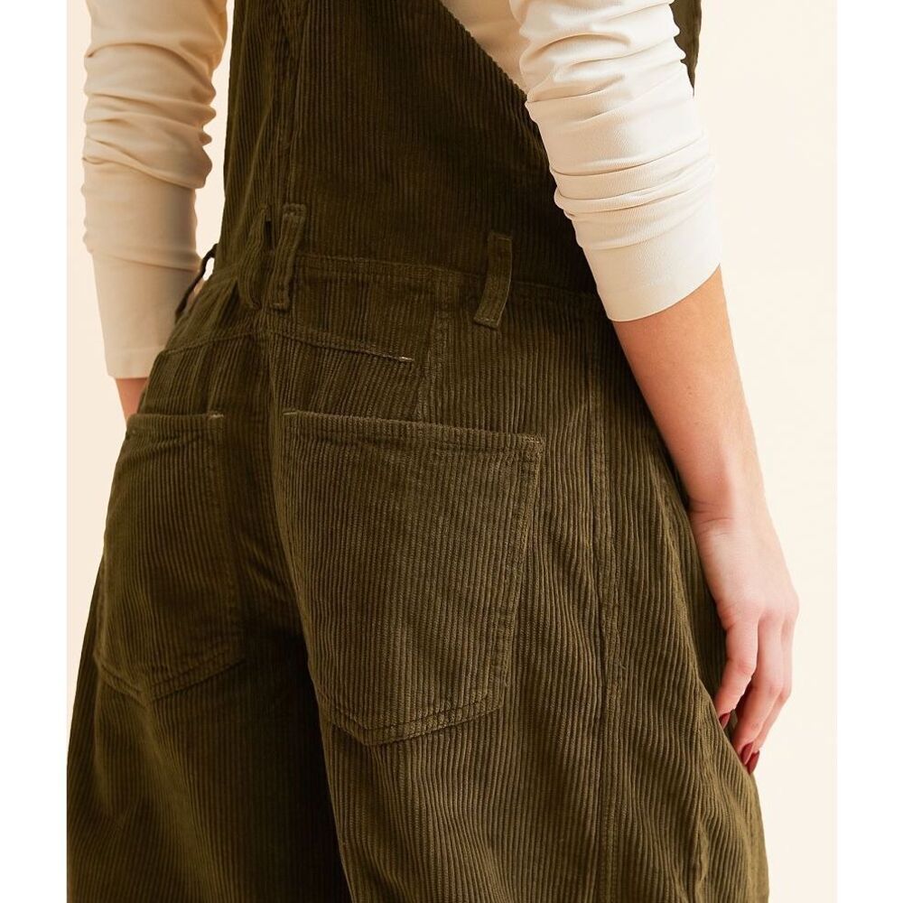 New Free People Good Luck Corduroy Overalls Size XS - Picture 6 of 16